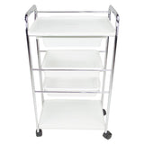 4 Level Plastic Rolling Trolley Cart