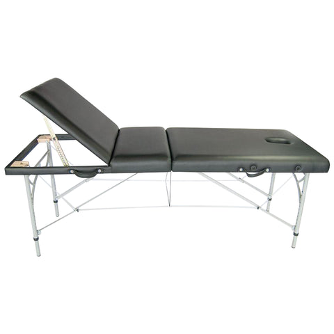 Portable Massage Bed w/ Reclining Backrest