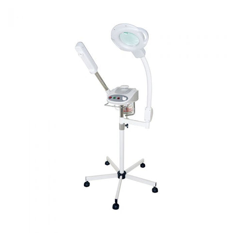 Facial Steamer w/ Adjustable Arm & Magnifying Lamp