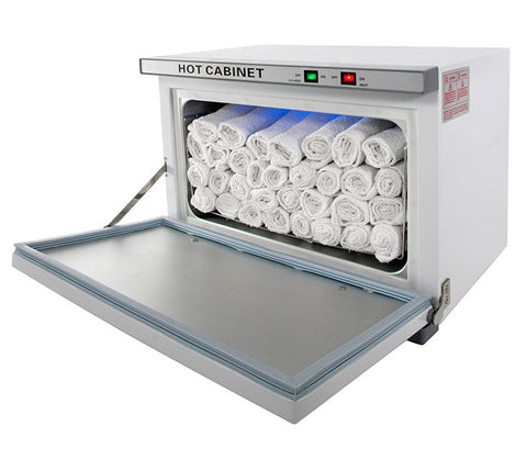 24 Piece Hot Towel Warmer Cabinet w/ Sterilizer