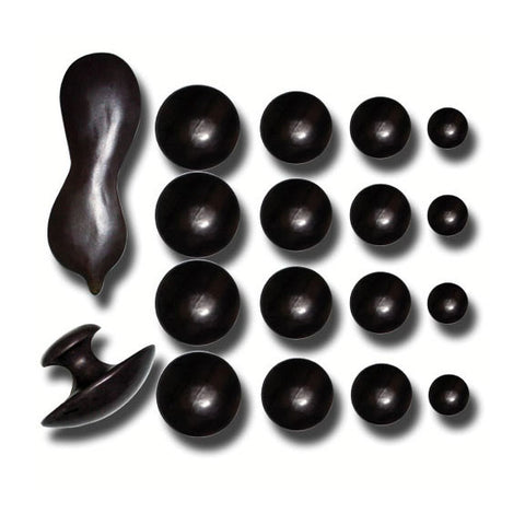 MASSAGE & HEALING THERAPY STONES 18 Pieces Kit - TopSpaSupply.com