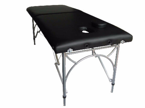 Black Portable Aluminum Massage Table