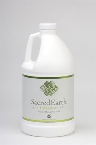 Sacred Earth Organic Massage Oil Blend 1/2 Gallon