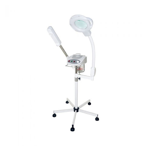 Facial Ozone Steamer & 5 Diopter Magnifying Lamp