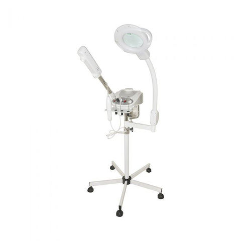 Ozone Facial Steamer w/ Magnifying Lamp & High Frequency